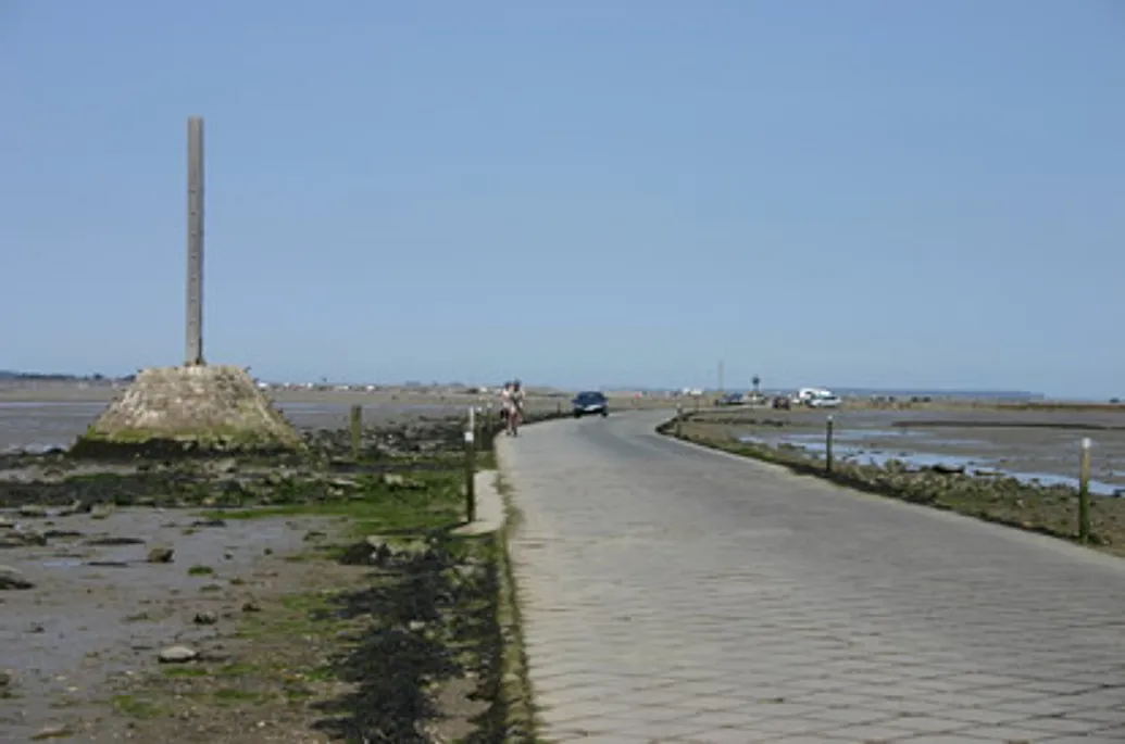 Le passage du Gois à marée basse